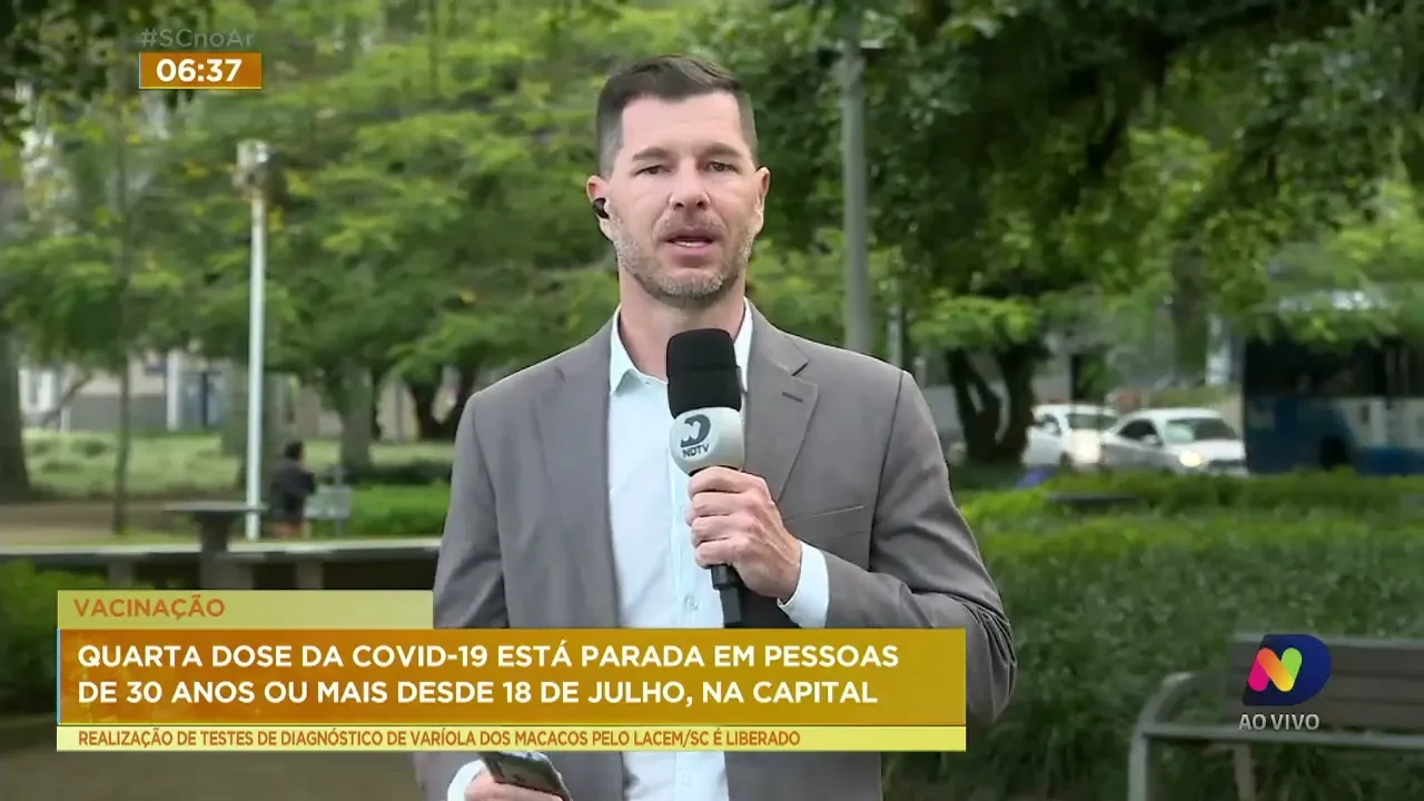 Quarta dose da vacina contra Covid não está sendo realizada em Florianópolis