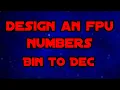 Design a Floating Point Unit 1 - Binary to Decimal Conversion in Excel