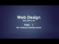 Part 1 - Web Design Using Basic HTML CSS Bangla Tutorial