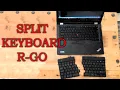 R-Go Split Keyboard Testing Unboxing