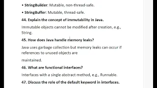 Java Interview Questions and Answers PART 3