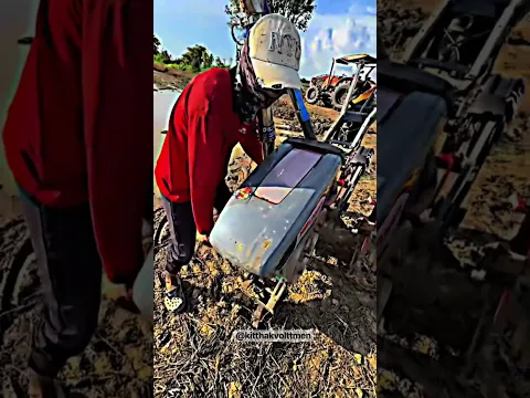 ជាប់គាំងនៅនិង 🚜 🔰 💪 🤯 #automobile #farming #agriculture #tractor #ช่างเอิร์ทไฟวุ่น
