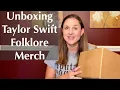 Taylor Swift Folklore Merch Unboxing