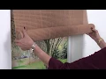 Cordless Solstice Vinyl Roll-Up Blind