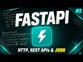 FastAPI Tutorial - HTTP REST APIs JSON Explained for Beginners 2026