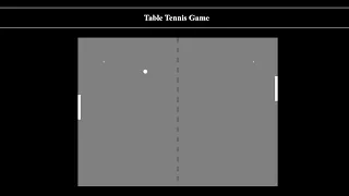TABLE TENNIS GAME IN JAVASCRIPT WITH SOURCE CODE