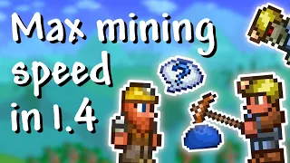 Terraria - 1 4 Maximum mining speed to the hell and back in blink of an eye