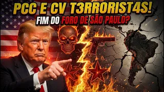 PCC e CV na mira dos EUA: Classificação como t3rrorist4s pode mudar tudo | BK SHOW #25