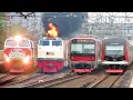 Lagu RAMAINYA KERETA API JAKARTA EDISI AKHIR JANUARI 2026! Lokomotif Kobong Api, Masinis Ramah, KRL China