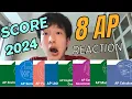 I TOOK 8 APs 2024 AP Score REACTION