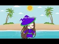 Majo Murasaki my OC Plays in the Water Fully Clothed