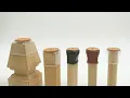 24 Pcs Chair Leg Floor Protectors Furniture Leg Caps Non-Slip Reduce Noise
