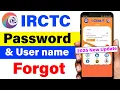 irctc password forgot || irctc user id forgot || irctc forget password || forget irctc password