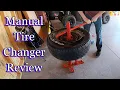 How to Use a Portable Manual Tire Changer and Review