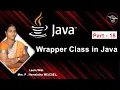 Learn Java - Part 18 Wrapper Class in JAVA Call by Value Call by Reference in Java