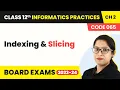 Class 12 Informatics Practices Ch2 Indexing Slicing - Data Handling Using Pandas-I Code 065