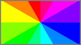 Spinning Colour Wheel - RGB Colour Test