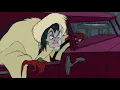 101 DALMATIANS CRUELLA DE VIL CRAZY DRIVING SCENE