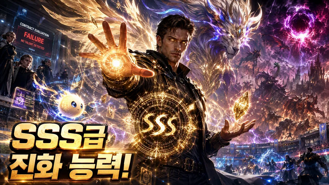 계약 실패라던 소년, SSS급 재능으로 최약체 마수를 왕으로 진화시켰다