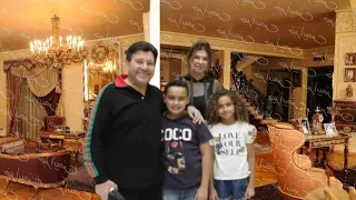 شاهد بالفيديو جوله داخل فيلا الفنان هانى شاكر غايه ف الجمال والفخامه والاناقه   دندنها