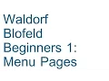 tutorial Blofeld Beginners 1 Menu Pages