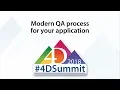 Modern QA process for your application 4D Summit 2018