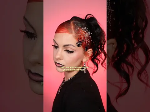 Slick Back Halloween Hairstyle 🕷️
