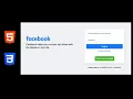 How To Design Facebook Login Page Using HTML CSS
