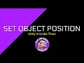 Unity Under 3 - Set Object Position