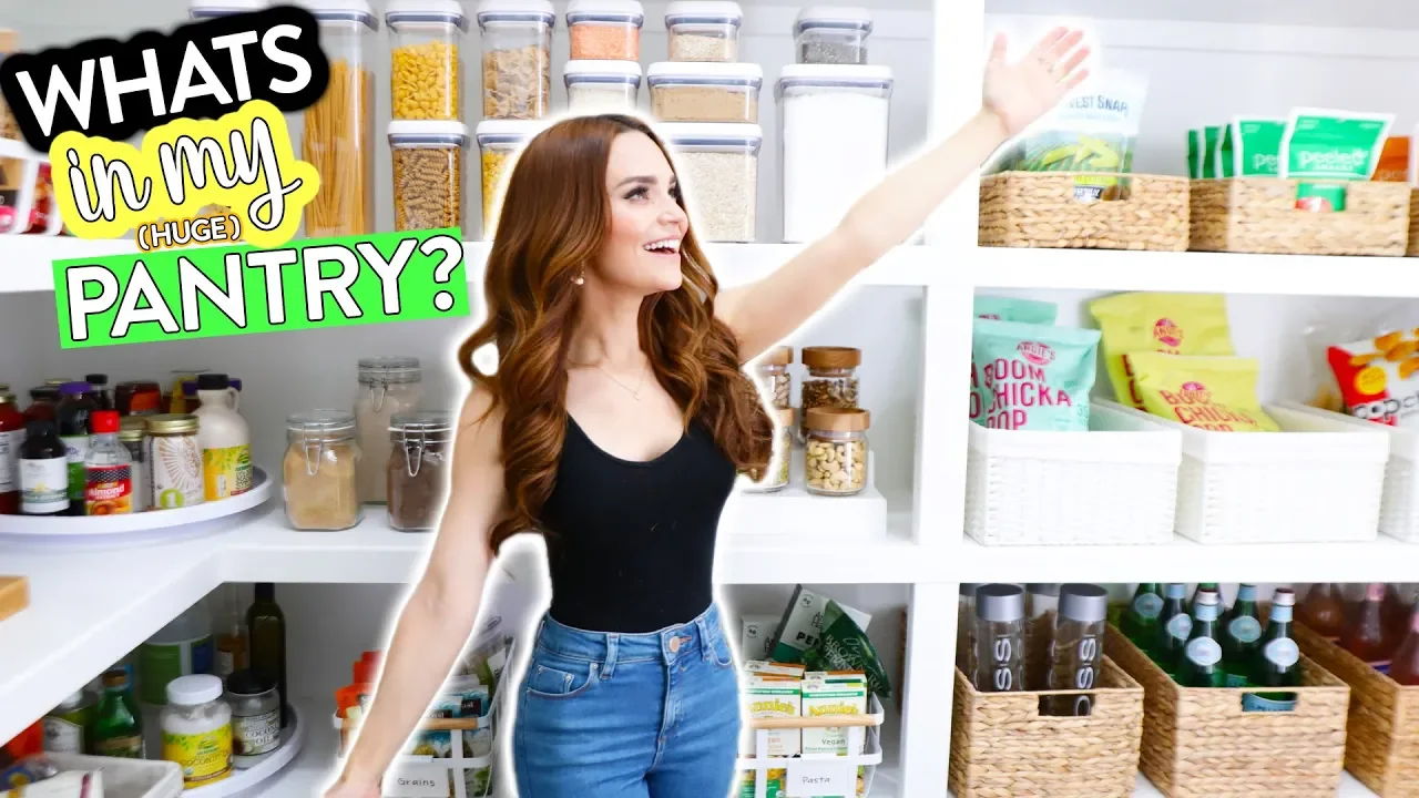 Whats In My BIG Organized Pantry?!