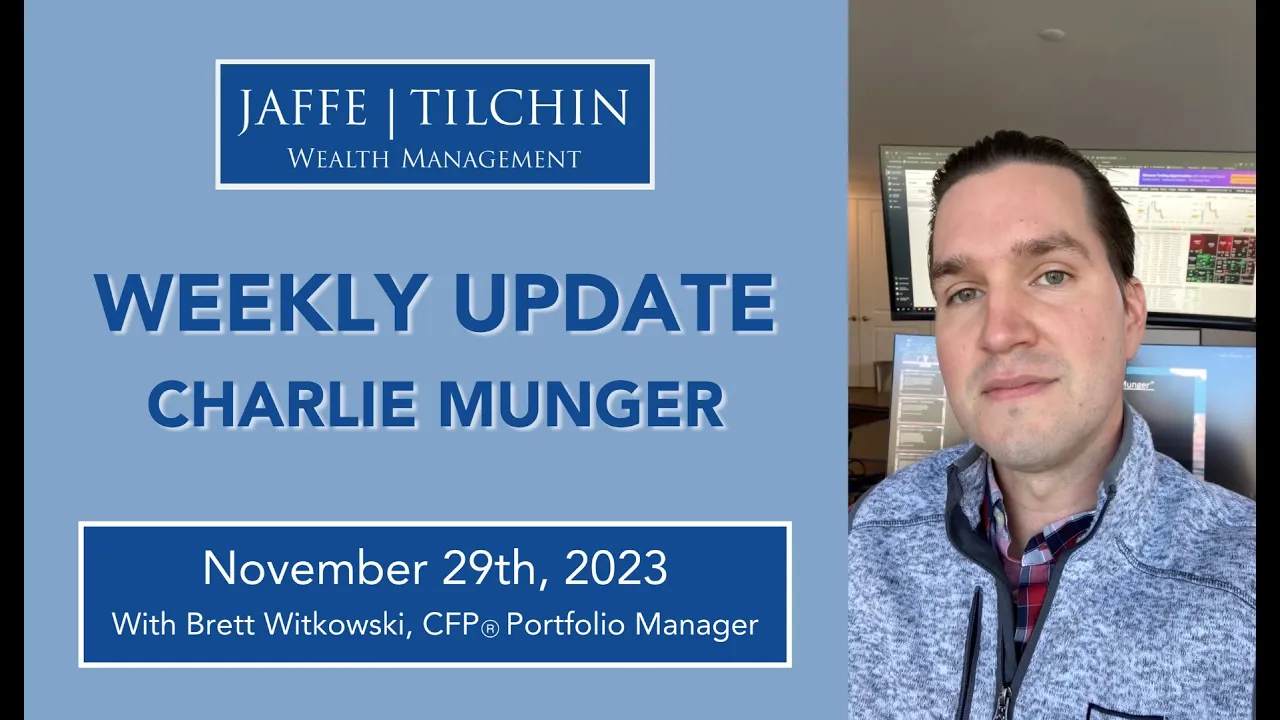 Weekly Update | Charlie Munger | November 29, 2023