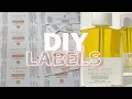 DIY HIGH QUALITY Product Labels - Oil and Water Proof Labels VERY EASY