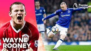 5 minutes of wayne rooney being a legend manchester united u0026 everton premier league