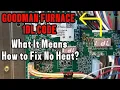 Goodman Furnace 1dL Code What It Means How to Fix No Heat