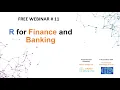 Free Webinar - Application of R for Finance and Banking