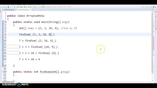 Help with Recursive Array Sum