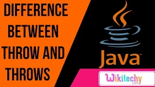 difference between throw and throws in java java interview questions wikitechy com