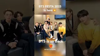 BTS Is Back 2025 BTS FESTA 2025 Is Officially Started Bts Btscomeback 2025 Viralvideo Army 