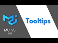 MUI V5 Tooltips and how to get them working on mobile