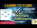 What is Multiple inheritance Tamil why java doesn t support multiple inheritance - tutorial-12