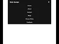 Responsive Navigation Menu Bar using HTML CSS Jquery Web Design