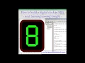 How to make a realistic looking digital clock in MS Excel - Part