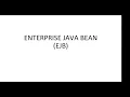 Enterprise java beans EJB introduction part