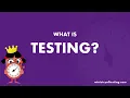 What is Software Testing In 99 Seconds