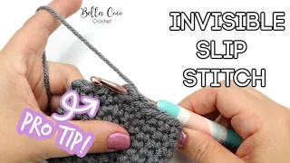 CROCHET TIP INVISIBLE SLIP STITCH Bella Coco Crochet
