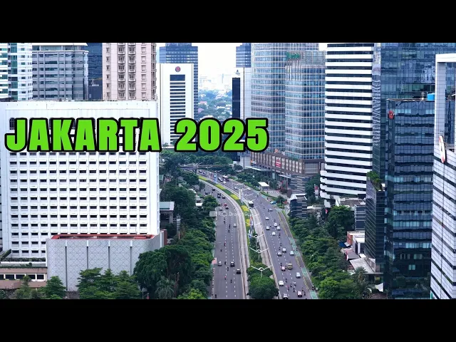 Jakarta 2025, Melihat Gedung - Gedung Pencakar Langit Indonesia dari Udara