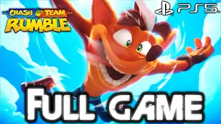 CRASH TEAM RUMBLE Gameplay Walkthrough FULL GAME 4K 60FPS No Commentary