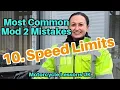 Most Common Mod 2 Mistakes 10 Speed limits