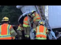 Raw Semi-tractor trailer accident