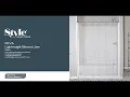 Lowes PEVA Lightweight Shower Liner Clear